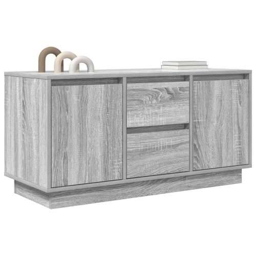 TV ormarić s LED svjetlima boja hrasta sonome 100x41x50 cm - Sivi hrast sonoma 1 100 cm Cijena