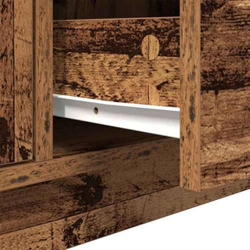 TV ormarići s LED svjetlima 2 kom boja drva 100x41x50 cm - Staro drvo 1 100 cm Cijena