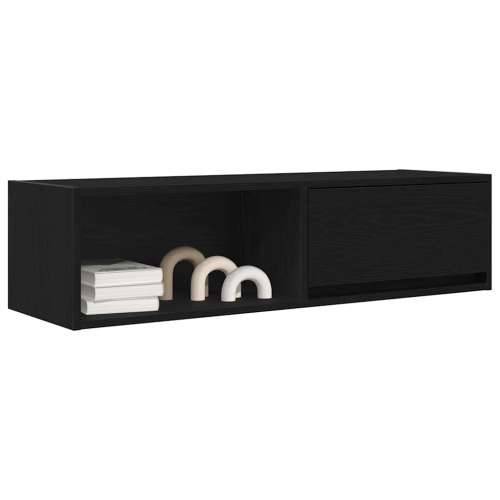 TV ormarići 2 kom crni hrast 100x31x25,5 cm konstruiranog drva - Crni hrast 2 100 cm Cijena