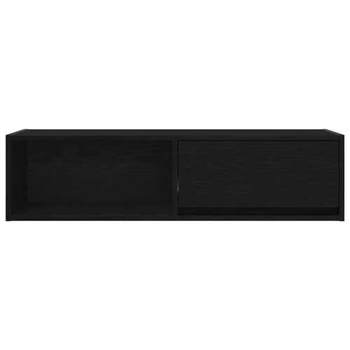 TV ormarići 2 kom crni hrast 100x31x25,5 cm konstruiranog drva - Crni hrast 2 100 cm Cijena