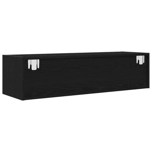 TV ormarići 2 kom crni hrast 100x31x25,5 cm konstruiranog drva - Crni hrast 2 100 cm Cijena