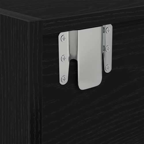 TV ormarići 2 kom crni hrast 100x31x25,5 cm konstruiranog drva - Crni hrast 2 100 cm Cijena