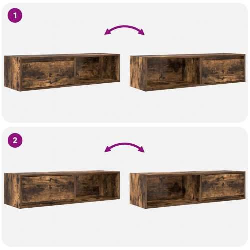 TV ormarić boja dimljenog hrasta 100x31x25,5 cm - Dimljeni hrast 1 100 cm Cijena
