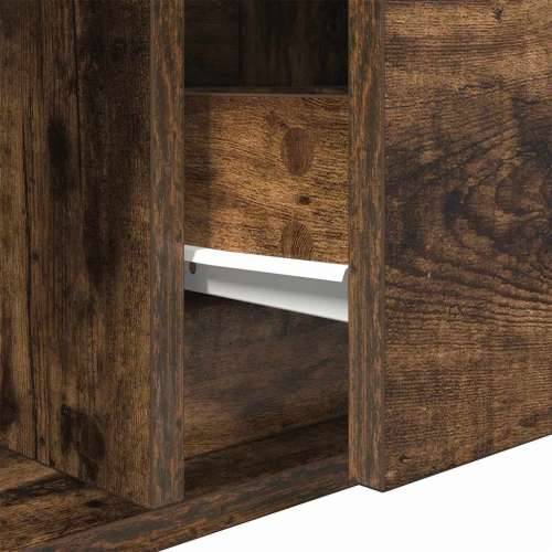 TV ormarić boja dimljenog hrasta 100x31x25,5 cm - Dimljeni hrast 1 100 cm Cijena