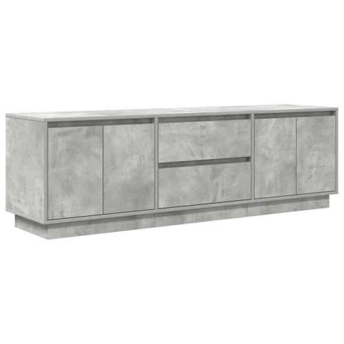 TV ormarić s LED svjetlima siva boja betona 160,5x41x50 cm - Beton siva 1 160.5 cm Cijena