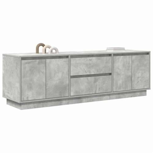 TV ormarić s LED svjetlima siva boja betona 160,5x41x50 cm - Beton siva 1 160.5 cm Cijena