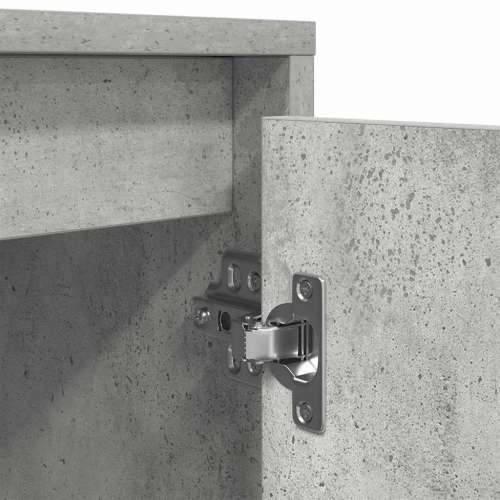 TV ormarić s LED svjetlima siva boja betona 160,5x41x50 cm - Beton siva 1 160.5 cm Cijena