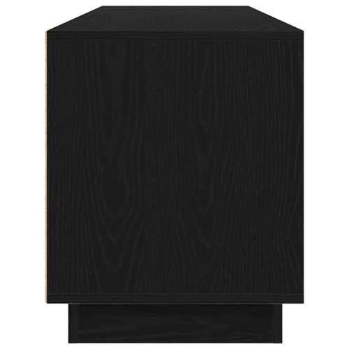 TV ormarić s LED svjetlima crni hrast 193,5x41x50 cm - Crni hrast 1 193.5 cm Cijena