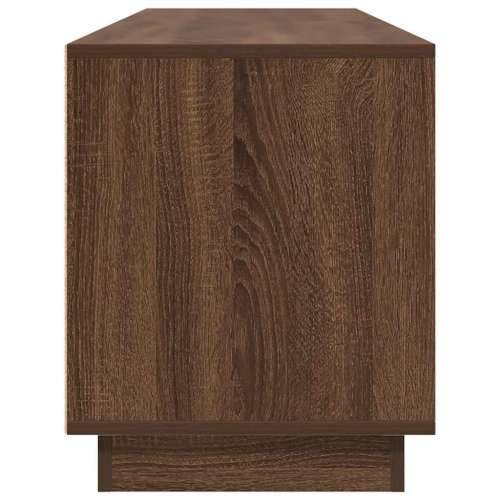 TV ormarić s LED svjetlima boja smeđeg hrasta 193,5x41x50 cm - Smeđi hrast 1 193.5 cm Cijena