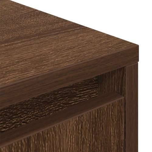 TV ormarić s LED svjetlima boja smeđeg hrasta 193,5x41x50 cm - Smeđi hrast 1 193.5 cm Cijena