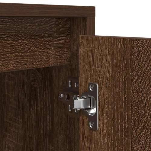 TV ormarić s LED svjetlima boja smeđeg hrasta 193,5x41x50 cm - Smeđi hrast 1 193.5 cm Cijena