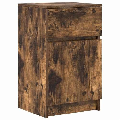 Noćni ormarići 2 kom 39x35x65 cm konstruirano drvo - Dimljeni hrast 2 Cijena