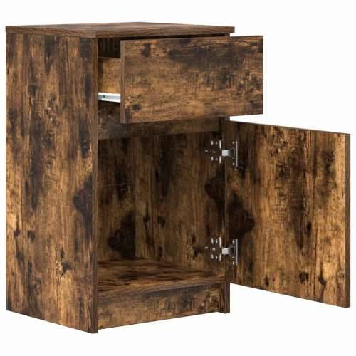 Noćni ormarići 2 kom 39x35x65 cm konstruirano drvo - Dimljeni hrast 2 Cijena