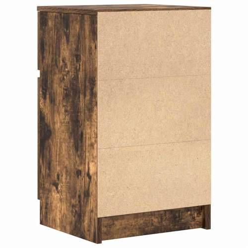 Noćni ormarići 2 kom 39x35x65 cm konstruirano drvo - Dimljeni hrast 2 Cijena