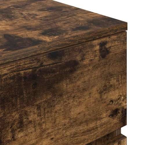 Noćni ormarići 2 kom 39x35x65 cm konstruirano drvo - Dimljeni hrast 2 Cijena