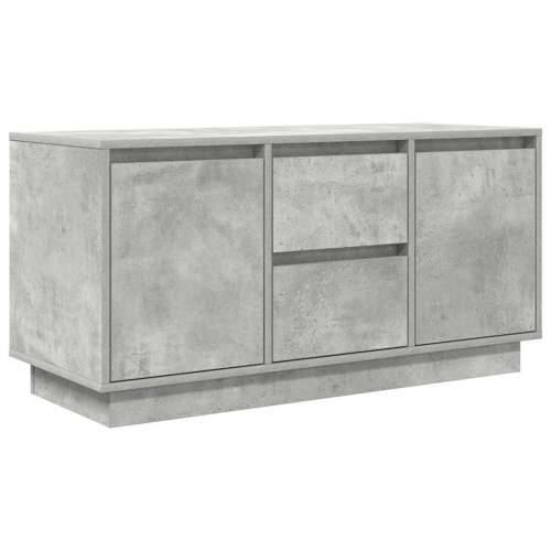 TV ormarić s LED svjetlima siva boja betona 100x41x50 cm - Beton siva 1 100 cm Cijena