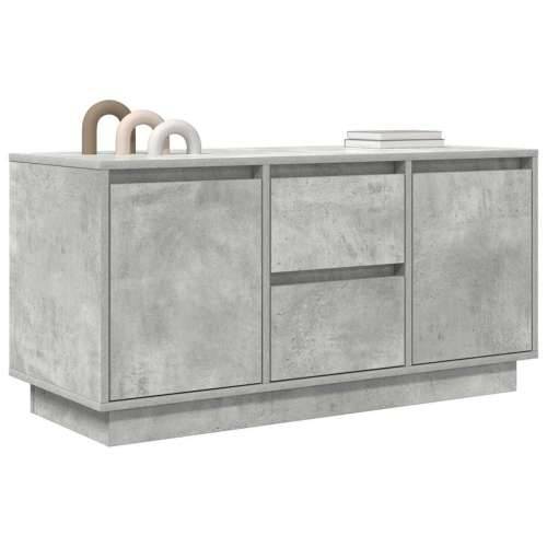 TV ormarić s LED svjetlima siva boja betona 100x41x50 cm - Beton siva 1 100 cm Cijena