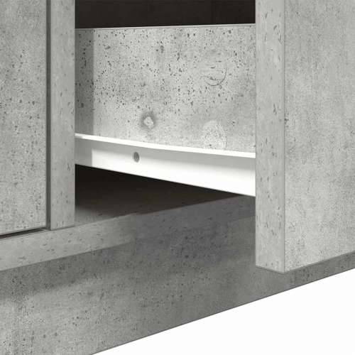 TV ormarić s LED svjetlima siva boja betona 100x41x50 cm - Beton siva 1 100 cm Cijena