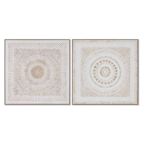Slika Home ESPRIT Mandala Skandinavski 100 x 4 x 100 cm (2 kom.) Cijena