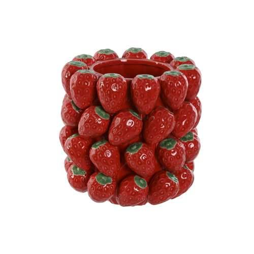 Vrč Home ESPRIT Crvena Keramika Gres Keramika jagode Tropsko 23 x 23 x 34 cm Cijena