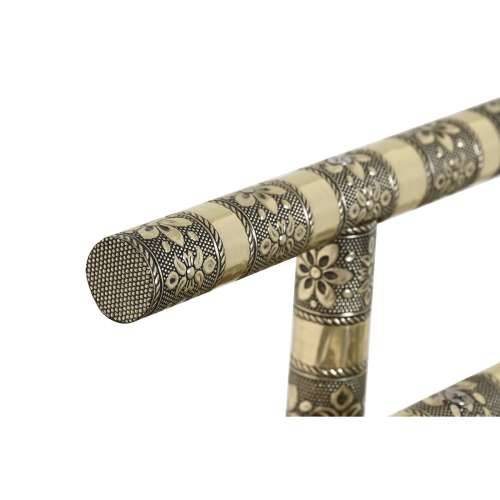 Kutija za nakit Home ESPRIT Bijela Šampanjac Drvo Aluminij 20 x 10 x 18 cm Cijena