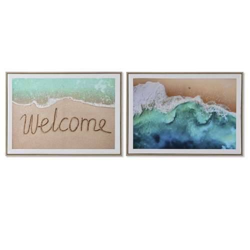 Slika Home ESPRIT Plaža Mediteran 72,5 x 3 x 52,5 cm (2 kom.) Cijena