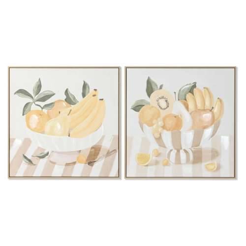 Slika Home ESPRIT Rumena Bež Cottage 80 x 4 x 80 cm (2 kom.) Cijena