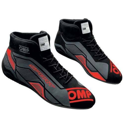 Trkaće gležnjače OMP SPORT Crna/Crvena 45 Cijena