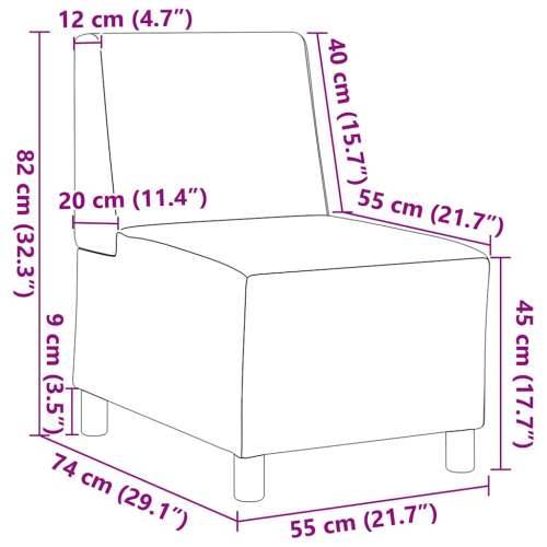 Fotelja crvena boja vina 55 cm od tkanine - boja crnog vina Cijena