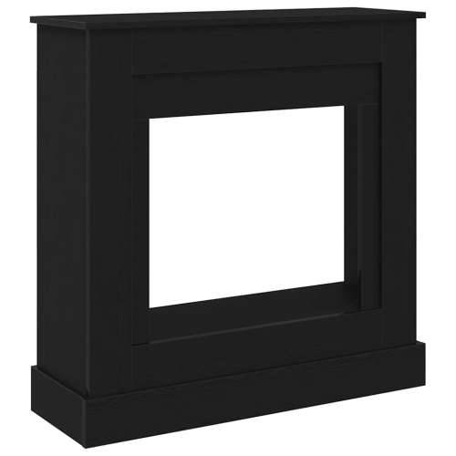 Okvir kamina crni hrast 90x30x90 cm izrađeno drvo - Crni hrast Cijena