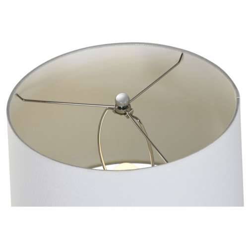 Podna svjetiljka Home ESPRIT Bijela Srebrna 50 W 220 V 35 x 35 x 150 cm (3 Dijelovi) Cijena