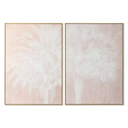 Slika Home ESPRIT Bijela Bež Dlanovi Tropsko 100 x 4 x 140 cm (2 kom.) Cijena