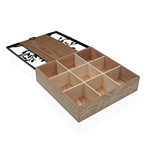 Kutija za Čajeve Versa Drvo 24,8 x 6,2 x 24 cm Drvo života Cijena