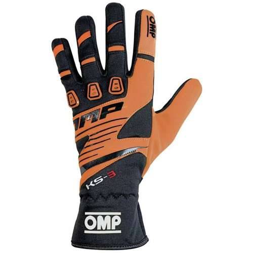 Karting Gloves OMP KS-3 Narančasta/Crna Crna/Narančasta M Cijena