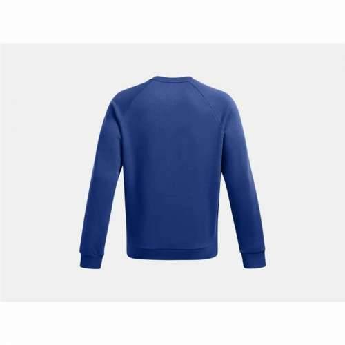 Muška Majica bez Kapuljače Under Armour Rival Fleece Crew Plava Cijena