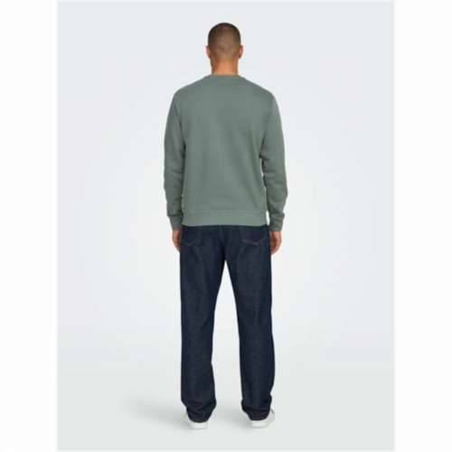 Muška Majica bez Kapuljače Only & Sons Onsdan Unshed Reg Crew Neck Tamnozelena Cijena
