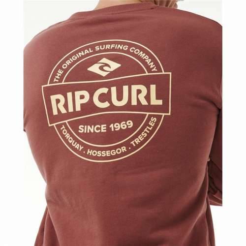Muška Majica bez Kapuljače Rip Curl Stapler Crew Smeđa Cijena