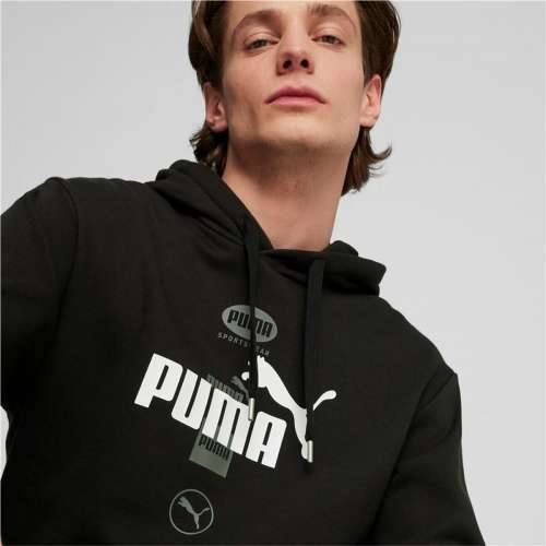 Muška Majica s Kapuljačom Puma Puma Power Graphic Crna Cijena