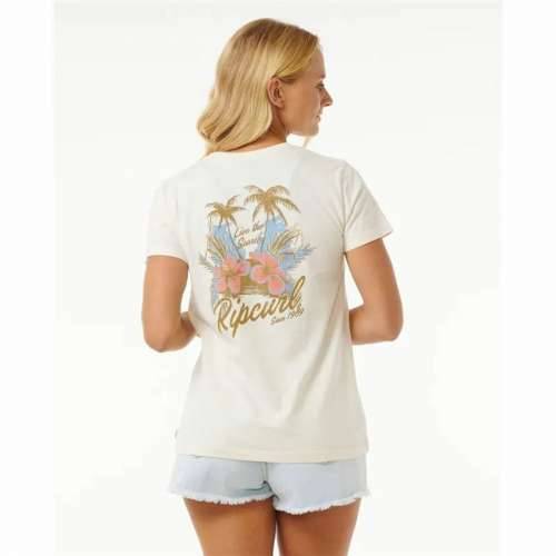 Ženska Majica Kratkih Rukava Rip Curl Wild Bloom Bijela Cijena