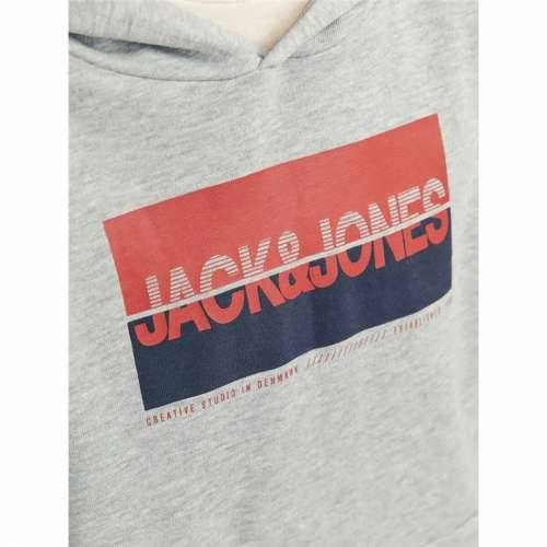 Muška Majica s Kapuljačom Jack & Jones Jjnolan Siva Cijena
