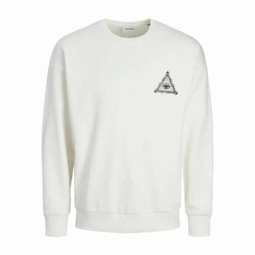 Muška Majica bez Kapuljače Jack & Jones Jjmystic Bijela Smeđa Cijena
