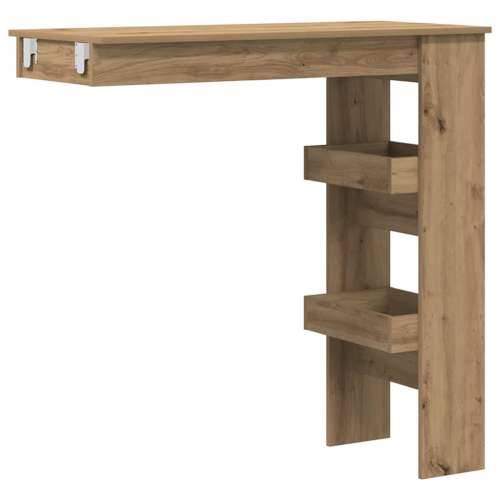 Zidni barski stol Artisan hrast 102x45x103,5 cm izrađeno drvo - hrast artisan 1 Cijena