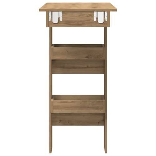 Zidni barski stol Artisan hrast 102x45x103,5 cm izrađeno drvo - hrast artisan 1 Cijena