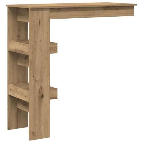 Zidni barski stol Artisan hrast 102x45x103,5 cm izrađeno drvo - hrast artisan 1 Cijena