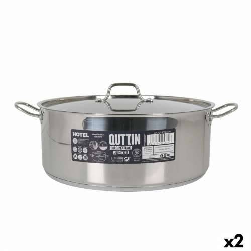 Duboka tava s poklopcem Quttin Aluminij 36 x 14 cm (2 kom.) Cijena