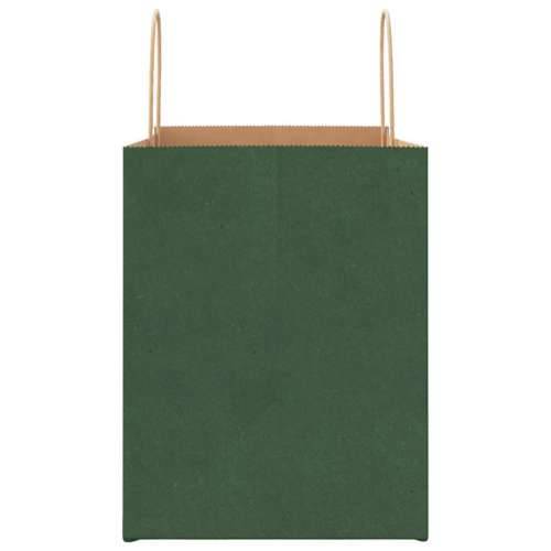 Papirnate vrećice 50 kom s ručkama zelene 32x22x28 cm - Zelena 32 x 22 x 28 cm 50 Cijena