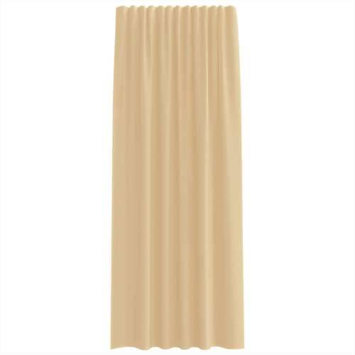 Voile zavjese s petljama 2 kom pijesak 140x245 cm - Pijesak 140 x 245 cm 1 s petljama Cijena