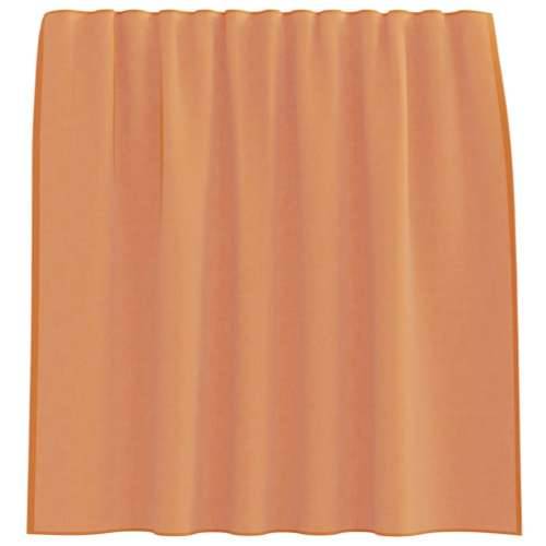 Voile zavjese s petljama 2 kom terakota 140x140 cm - Terakota 140 x 140 cm 1 s petljama Cijena