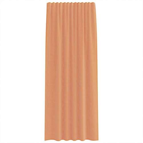 Voile zavjese s petljama 2 kom terakota 140x225 cm - Terakota 140 x 225 cm 1 s petljama Cijena
