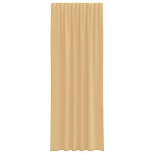 Voile zavjese s petljama 2 kom pijesak 140x260 cm - Pijesak 140 x 260 cm 1 s petljama Cijena